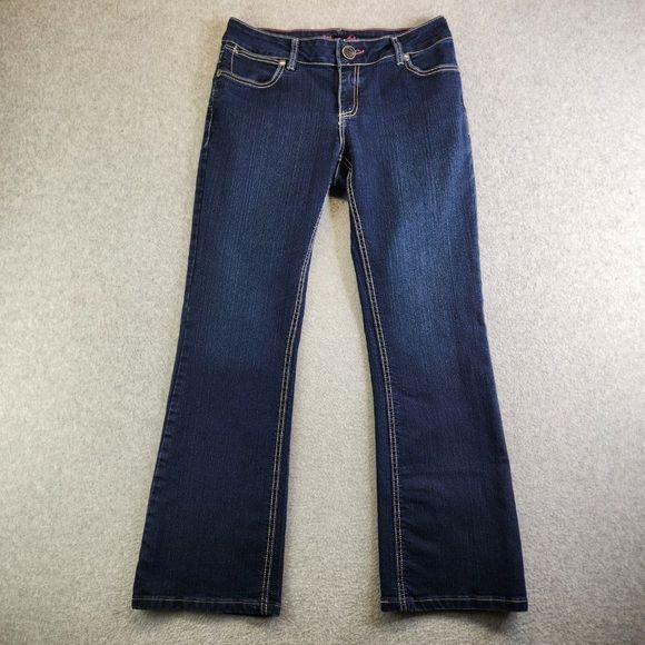 Wrangler Jeans Womens 8 Blue Booty Up Carolina Breakaway Bootcut Western Ranch - Picture 16 of 16